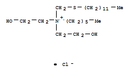 十一烷基硫基甲基-己基-二(2-羥基乙基)氯化銨