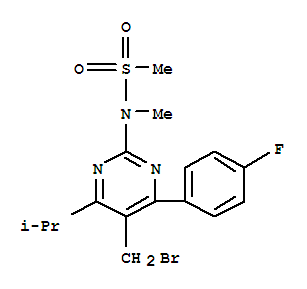 5-(溴甲基)-4-(4-氟苯基)-6-異丙基-2-[甲基(甲磺酰)氨基]嘧啶