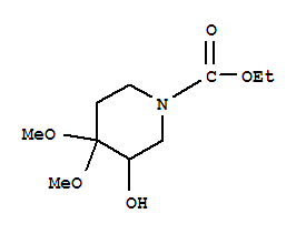 3-羥基-4,4-二甲氧基-1-哌啶羧酸乙酯