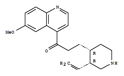 1-丙酮, 3-[(3R,4R)-3-乙烯基-4-哌啶基]-1-(6-甲氧基-4-喹啉基)-