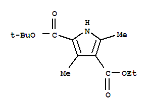 3,5-二甲基-1-氫-吡咯-2-羧酸叔丁酯-4-羧酸乙酯