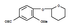 3-甲氧基-4-[(四氫-2H-吡喃-2-基)氧基]苯甲醛