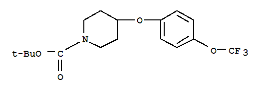 4-(4-(三氟甲氧基)苯氧基)哌啶-1-羧酸叔丁酯