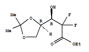 (3R,S)-2,2-二氟-3-羥基-(2,2-二甲基二氧環戊-4-基)丙酸乙酯