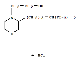 4-嗎啉乙醇,3-(4-丙基庚基)-, 鹽酸 (1:1)