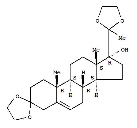 17alpha-羥基孕甾-5-烯-3,20-二酮-3,20-二(乙烯縮酮)