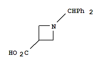 1-二苯甲基氮雜環丁烷-3-甲酸