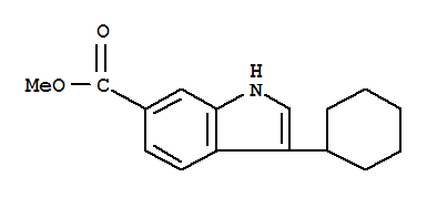 3-環己基-1H-吲哚-6-甲酸甲酯