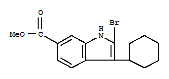 3-環己基-2-溴-1H-吲哚-6-羧酸甲酯