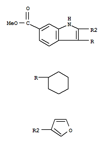 3-環己基-2-(呋喃-3-基)-1H-吲哚-6-羧酸甲酯