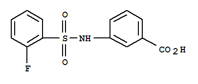 3-[[(2-氟苯基)磺酰基]氨基]-苯甲酸