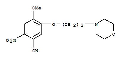 2-氨基-4-甲氧基-5-(3-嗎啉丙氧基)苯甲腈