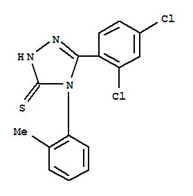 5-(2,4-二氯苯基)-4-(2-甲基苯基)-4h-1,2,4-噻唑-3-硫醇