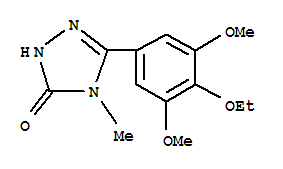 5-(4-乙氧基-3,5-二甲氧苯基)-4-甲基-2,4-二氫-3H-1,2,4-三唑-3-酮