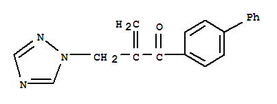 1-聯苯基-4-基-2-(1H-1,2,4-三唑-1-基甲基)丙-2-烯-1-酮