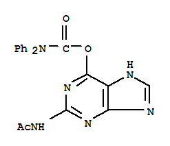 N2-乙酰基-O6-(二苯氨羰基<苯氨基甲酰>)鳥苷