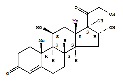 11β,16α,17,21-四羥基孕-4-烯-3,20-二酮