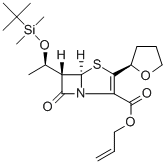 6-(1''-叔丁基二甲基硅氧乙基)-2-(2''''-四氫呋喃基)培南-3-羧酸烯丙酯