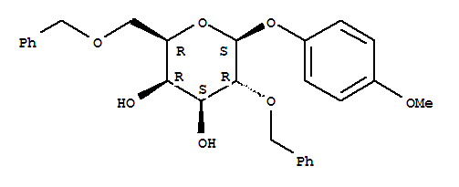 4-甲氧苯基2,6-二-O-芐基-β-D-吡喃葡萄糖苷