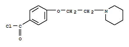 4-(2-哌啶乙氧基)苯甲酸鹽酸鹽