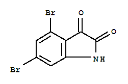 1H-INDOLE-2,3-DIONE,4,6-DIBROMO-