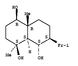 Mucrolidin; (+)-1beta,4beta,6alpha-三羥基桉葉烷