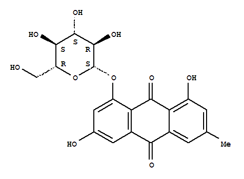 大黃素-8-β-D-吡喃葡萄糖苷