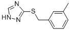 3-[(3-甲基苯甲基)硫代]-1H-1,2,4-三唑