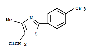 5-(氯甲基)-4-甲基-2-[4-(三氟甲基)苯基]-1,3-噻唑