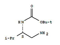 N-Boc-[(S)-1-(氨甲基)-2-甲基丙基]胺