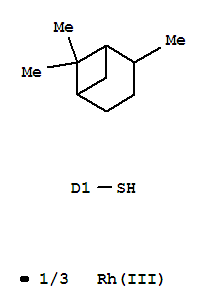 銠(3+) 2,6,6-三甲基二環[3.1.1]庚硫醇酸