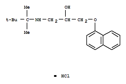 1-(萘-1-氧基)-3-[(1,1,2,2-四甲基丙基)氨基]丙烷-2-醇鹽酸