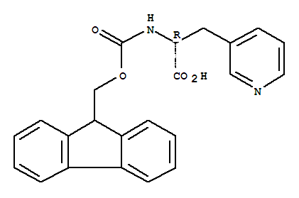 Fmoc-3-(3-吡啶基)-D-丙氨酸; N-(9-芴甲氧羰基)-3-吡啶基-D-丙氨酸