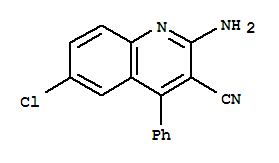 2-氨基-3-氰基-4-苯基-6-氯喹啉