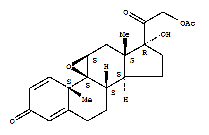 醋酸潑尼松龍環氧; 9b,11b-環氧-17,21-二羥基孕甾-1,4-二烯-3,20-二酮 21-乙酸酯