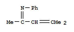 N-(1,3-二甲基-2-丁烯-1-亞基)-苯胺