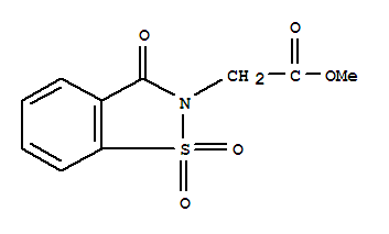 2,3-二氫-3-氧代-1,2-苯并異噻唑-2-乙酸甲酯1,1-二氧化物