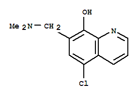 5-氯-7-二甲基氨基甲基喹啉-8-醇