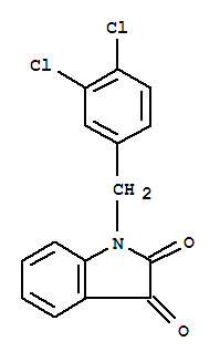 1-(3,4-二氯芐基)吲哚啉-2,3-二酮