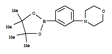 4-[3-(4,4,5,5-四甲基-1,3,2-二氧硼戊環-2-基)苯基]嗎啉