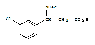 3-乙酰基氨基-3-(3-氯-苯基)-丙酸