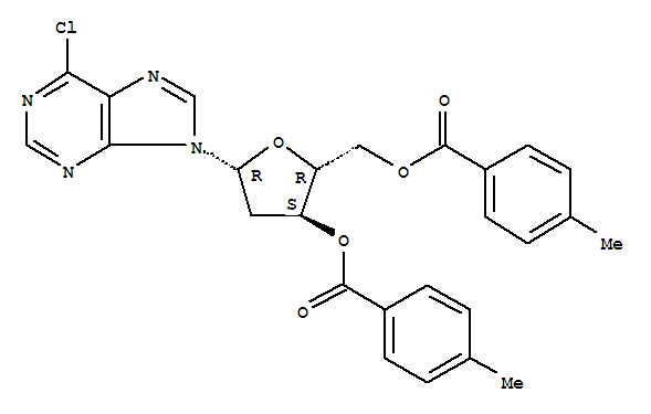 6-氯-9-(2-脫氧-3,5-二-對甲基苯酰基-Β-呋喃核糖基)嘌呤