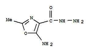 5-氨基-2-甲基-1,3-惡唑-4-甲酰肼