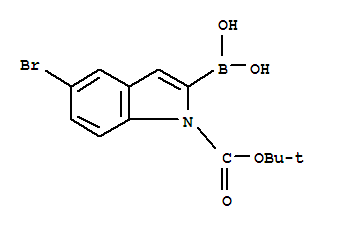 1-BOC-5-溴吲哚-2-硼酸