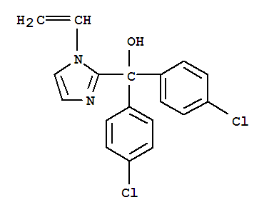 二(4-氯苯基)-(1-乙烯基咪唑-2-基)甲醇