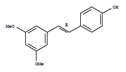 紫檀茋; 3,5-二甲氧基-4'-羥基二苯乙烯