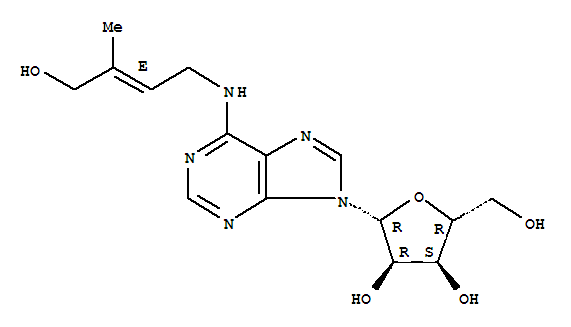 玉米素核苷; 玉精核糖甙; 6-反式-4-羥基-3-甲基丁-2-烯基氨基嘌呤核苷