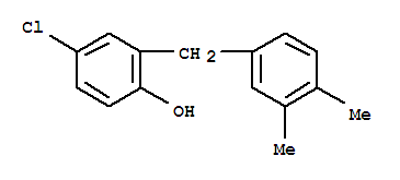 4-氯-2-[(3,4-二甲基苯基)甲基]苯酚