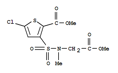 5-氯-3-(N-乙酸甲酯-N-甲基氨基磺?；?-噻吩-2-甲酸甲酯