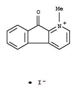 1-甲基-9-氧代-9H-茚并(2,1-b)吡啶鎓碘化物